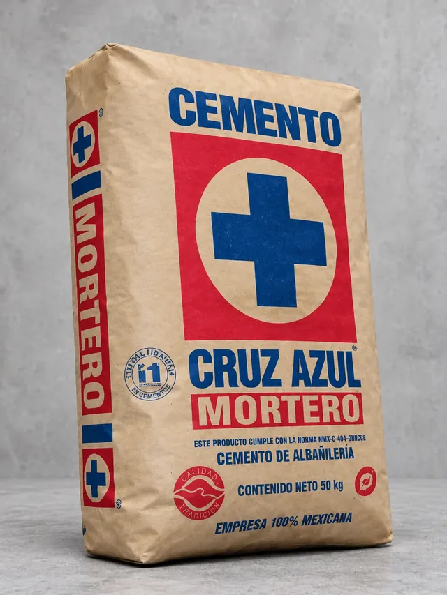 Bulto de mortero Cruz Azul 50 kg